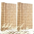 thumbnail image 1 of VEVOR Natural Reed Fencing, 4 ft x 16.4 ft, 2 Pack Reed Screen Curtain Balcony Reed Fence Roll for Outdoor Backyard Patio, Decorative Fence for Backyard Garden Fencing Divider, 1 of 9