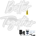 thumbnail image 1 of VEVOR Better Together Neon Sign Warm White 2-Piece Set 13 x 7 inch and 18 x 8 inch with Remote Control and Dimmer, 1 of 9