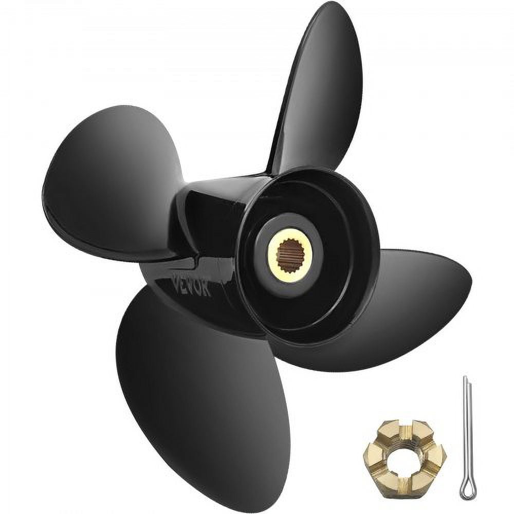 VEVOR Outboard Propeller, Replace for OEM 3587522, 4Blade 14 14" x 19
