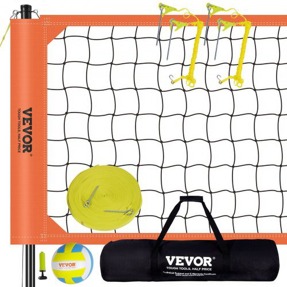 VEVOR Outdoor Portable Volleyball Net System, Adjustable Height