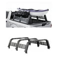 thumbnail image 1 of VEVOR Overland Truck Bed Rack, 54.3-68.3 in Width, Adjustable Overland Bed Cargo Rack with Sidebar and 900 lbs Static Load Capacity, Heavy Duty Steel, Compatible with Full Size and Mid-Size Trucks, 1 of 10