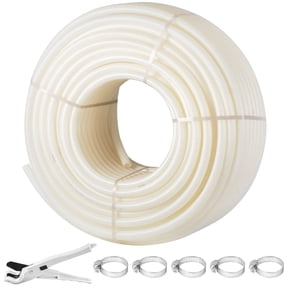 PEX-A Pipe 2 Inch x 100 Feet, White Tubing Water Plumbing, Potable ...