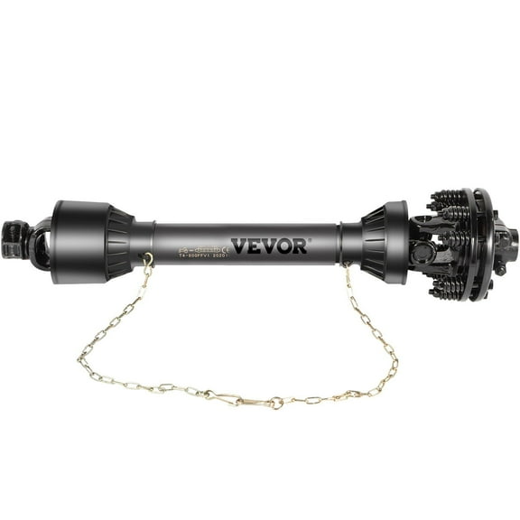 VEVOR PTO Shaft, 1-3/8' 6 Spline Tractor and Implement Ends PTO Driveline Shaft, Series 4 Tractor PTO Shaft, 43'-59' Brush Hog PTO Shaft with Slip Clu