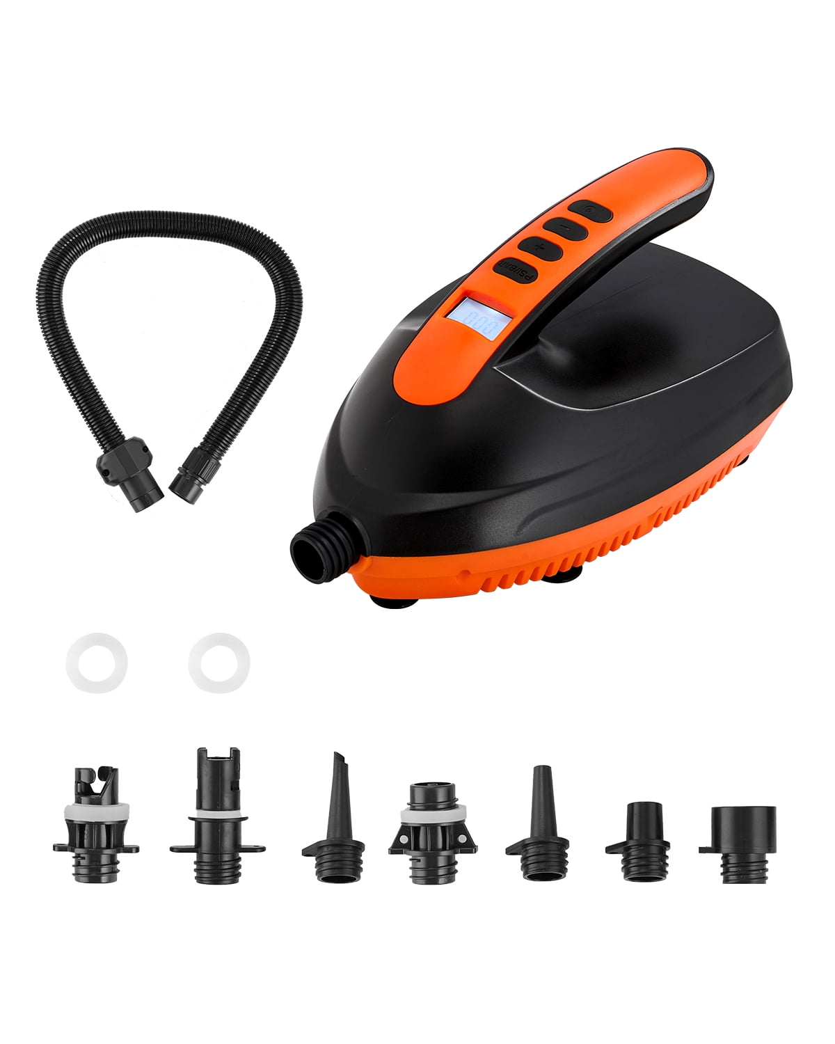 VEVOR Paddle Board Pump, 20PSI High Pressure Electric SUP Air Pump, 70 L/Min Inflating Speed SUP Inflator with Auto-Off and 12V DC Car Connector, Ideal for Inflatable Paddle Board, Tent and Mattress