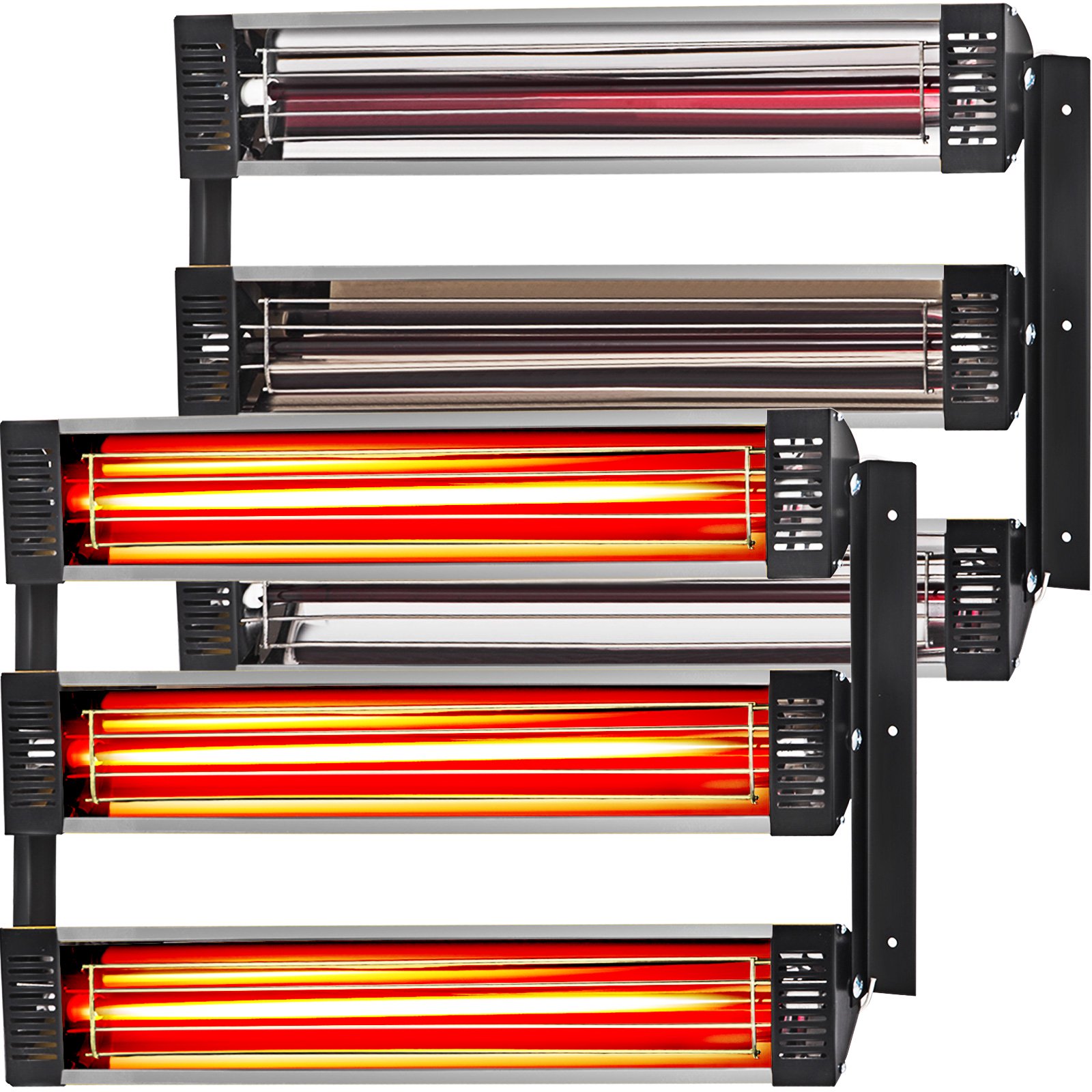 VEVOR Paint Booth Heater 3000W Paint Spray Booth Automotive Heater Lamp 2 x  3000W 110 V Infrared Paint Curing Light 2 Set - Walmart.com