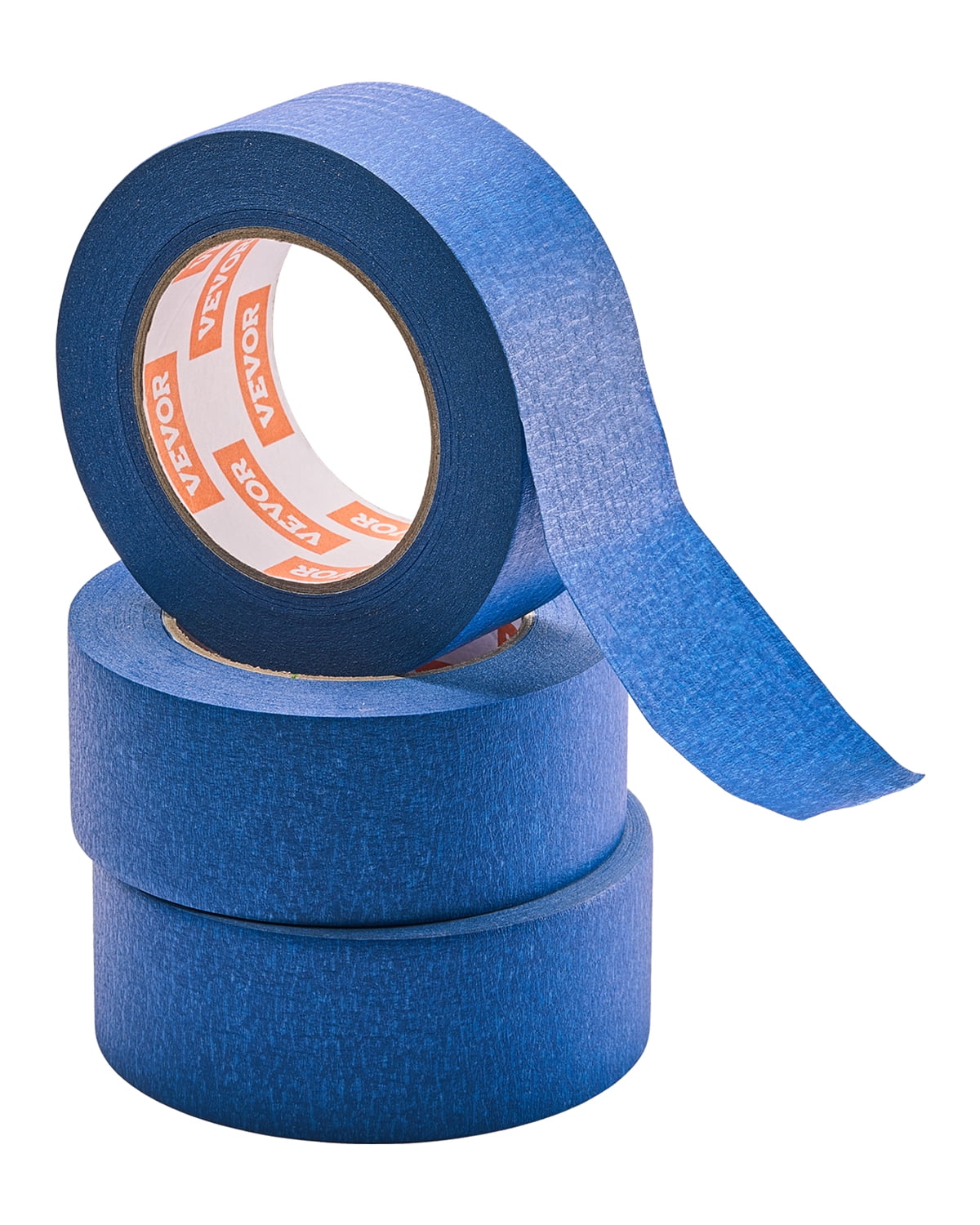 VEVOR Painters Tape, 2 Inch Wide (1.88 In x 60 Yds), 3 Rolls, Blue Painter Tape for Painting, Edge, Trim, Ceiling, Masking Tape Protects Surfaces and Removes Easily, DIY Craft Art