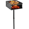 thumbnail image 1 of VEVOR Park Style Charcoal Grill and Cookouts Carbon Steel Park Style BBQ Wood Grill Adjustable, 1 of 9