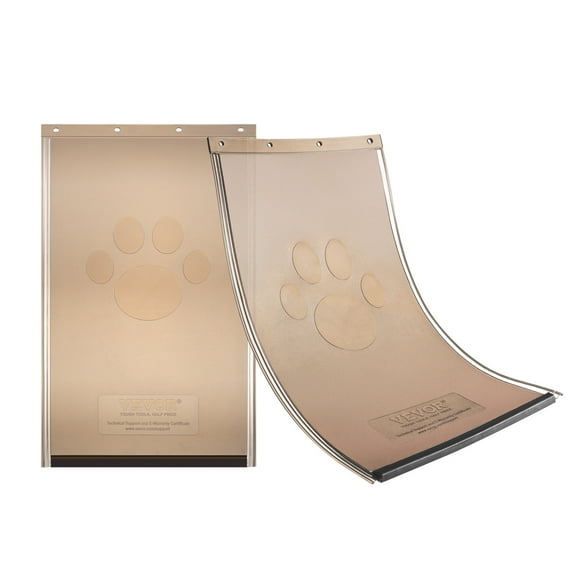 VEVOR Pet Door Replacement Flap, Compatible with VEVOR Flap Pet Doors, Measures 8.25" x 12.25" Longer Lasting, Weather-proof, Thickened PVC Dog Door Replacement Flap with Long Magnetic Strip (Medium)