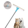 thumbnail image 1 of VEVOR Pet Hair Carpet Rake, 35.83-55.51 in Adjustable Long Handle Pet Hair Removal Broom, Reusable Advanced Lint Remover Scraper Dog Cat Fur Cleaning, for Carpet Rugs Mats Couch Furniture Cat Tree, 1 of 9