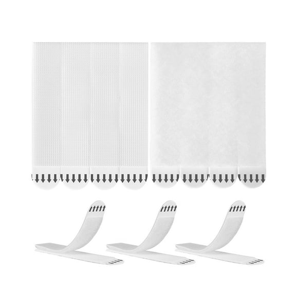 VEVOR Picture Hanging Strips, 16 Pairs, X-Large Picture Hangers with Removable Adhesive, Hook & Loop Strips, Wall Hanging Strips for Damage Free Picture Hanger, Mounting of Photos, Frames, Wall Decor