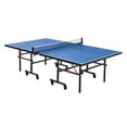 thumbnail image 1 of VEVOR Ping Pong Table, Professional Table Tennis Game,Indoor MDF Portable Table Tennis Table, Foldable Ping Pong Table with Quick Clamp Net and Lockable Wheel,10 Minute Easy Assembly,18mm Tabletops, 1 of 9