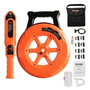 VEVOR Pipe Locators, 100ft/30m PVC Pipe Locators Underground, IP67 Waterproof Pipe Blockage Detector with Adjustable Sensitivity, Sewer Wall Scanner Plumbing Tool for PVC Plastic Metal Water Pipes