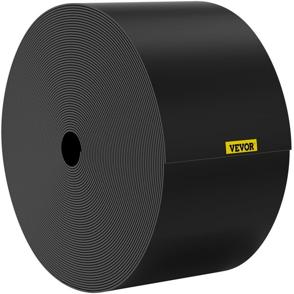 VEVOR Plastic Landscape Edging 10 in x 60 ft, Recycled HDPE Coiled Terrace Board, Flexible Bender Border for Landscaping, Lawn, Garden, Yard, Against Invading Weeds, Black