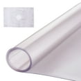thumbnail image 1 of VEVOR Plastic Table Cover, 36 x 60 Inch 1.5 mm Thick Frosted Table Protector, Rectangle PVC Desk Mat, Waterproof & Easy Cleaning Desk Pad Tablecloth, for Office Dresser Dining Room Table Night Stand, 1 of 9