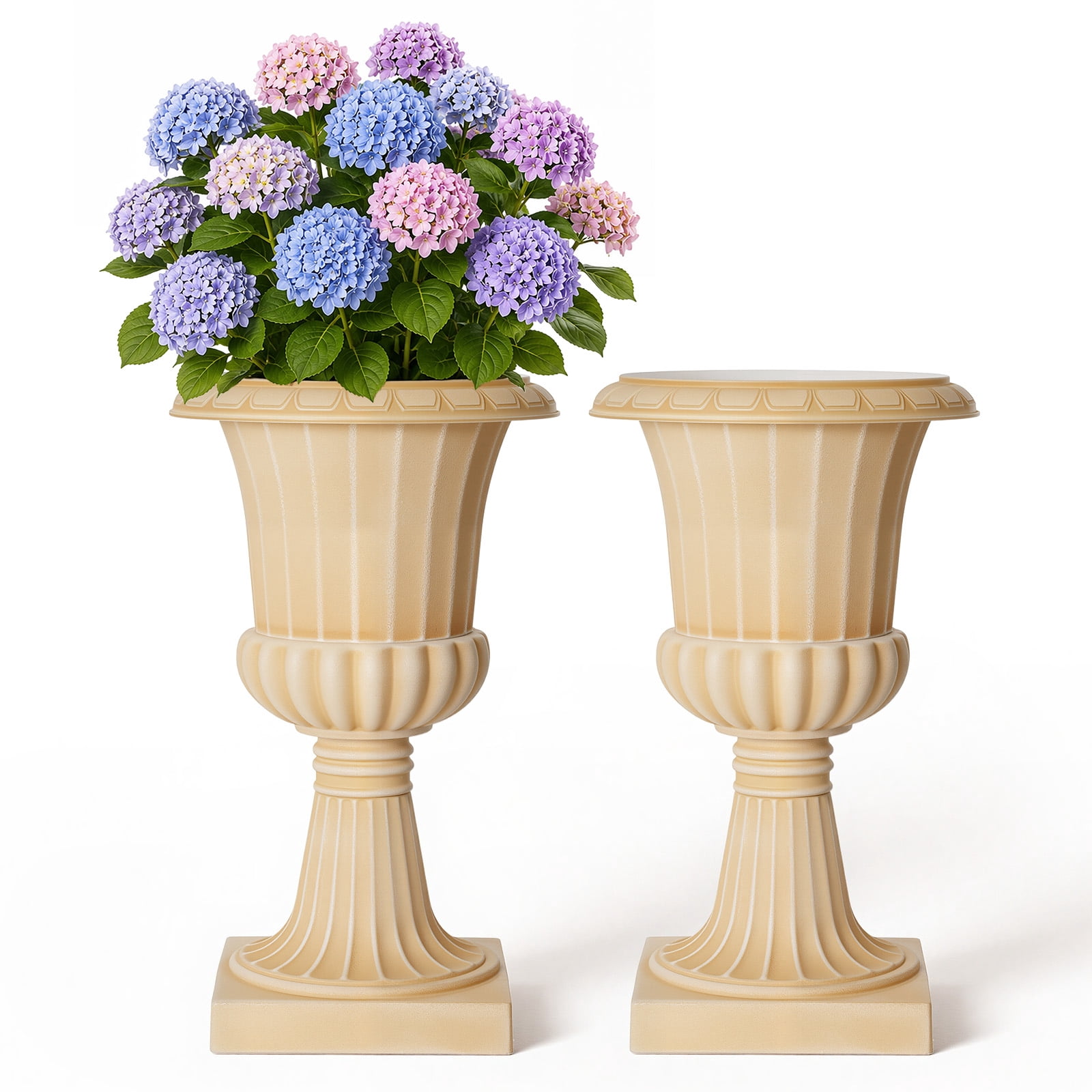 Event Pcs VEVOR Plastic Urn Planters 13.78