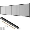 thumbnail image 1 of VEVOR Pool Fence, 4 x 12 FT Pool Fences for Inground Pools, Removable Child Safety Pool Fencing, Easy DIY Installation Swimming Pool Fence, 340gms Teslin PVC Pool Fence Mesh Protects Kids and Pets, 1 of 9