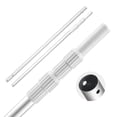 thumbnail image 1 of VEVOR Pool Pole, 3.4 to 12 Ft Telescoping Swimming Pool Cleaning Poles, Professional Adjustable Telescopic Pole with Extension Pole,Heavy Duty Cleaner Stick for Skimmer Net, Rake, Brush, Vacuum Head, 1 of 9