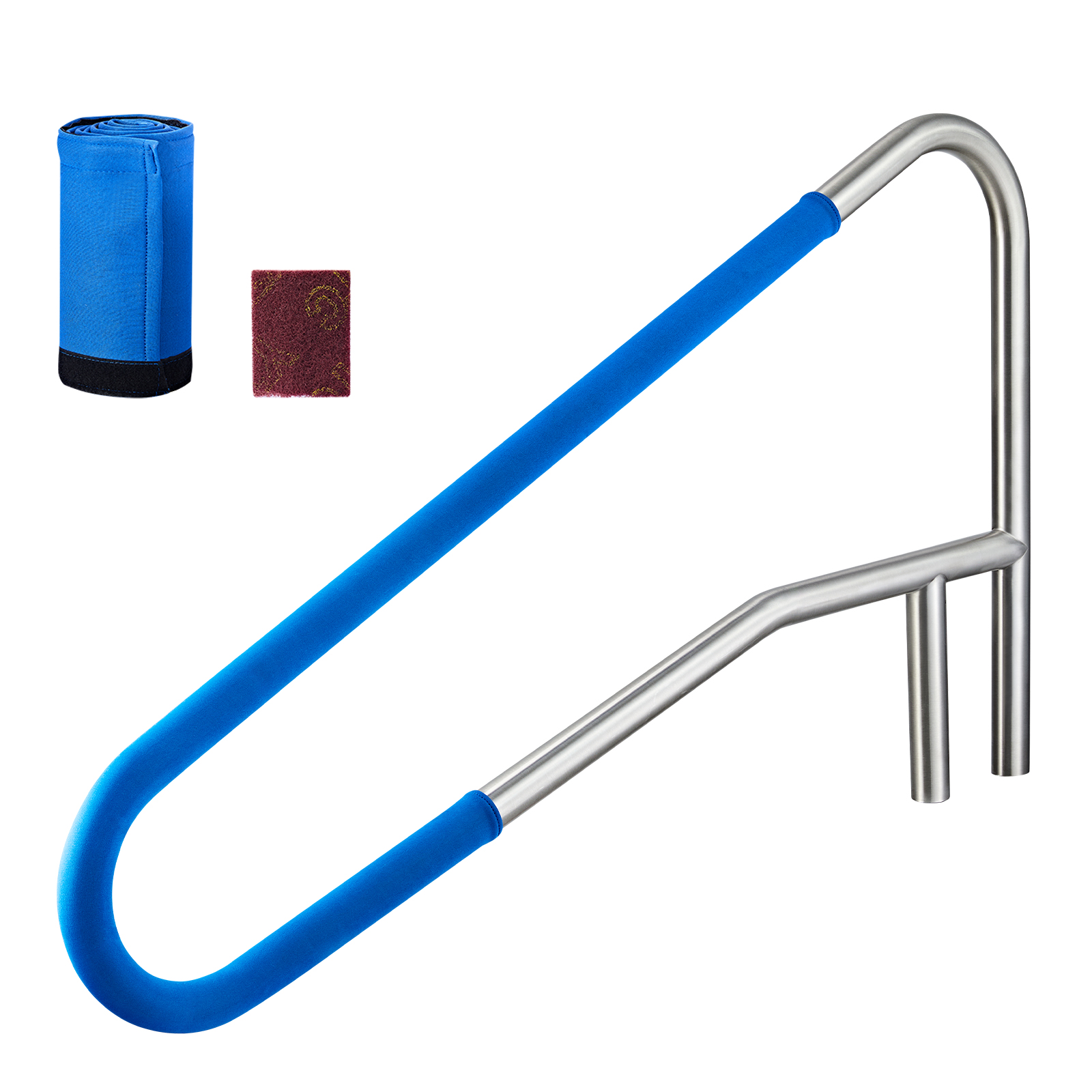 Pool Rail Removable VEVOR Pool Rail, 54 x 32 inch Pool Handrail, 220 lbs Load Capacity ...