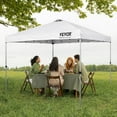 thumbnail image 1 of VEVOR Pop Up Canopy Gazebo Party Tent 10 x 10 ft with Portable Bag Camping - White White, 1 of 5