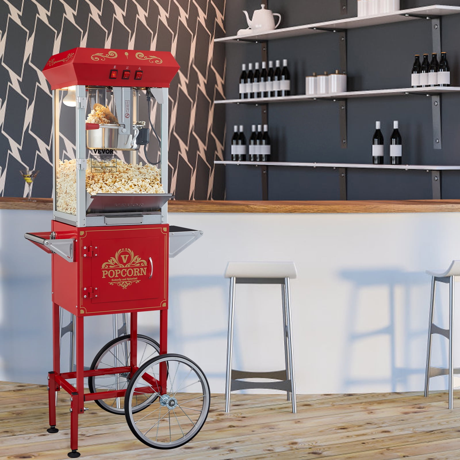VEVOR - Brandclub - VEVOR Popcorn Popper Machine8 oz/0.5 lbs