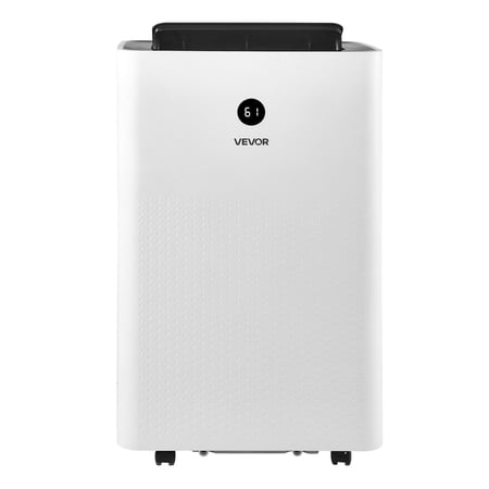 VEVOR Portable Air Conditioner, 14000 BTU ASHRAE (9800 BTU SACC) 4-in-1 Standing Cooling Ac Unit, LED Touch Panel & Remote Control, 24h Timer, Cooling, Dehumidifier, Fan, Sleep Mode for Room Indoor