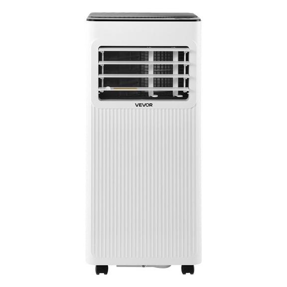 VEVOR Portable Air Conditioner, 8000 BTU ASHRAE (5000 BTU SACC) 3-in-1 Standing Cooling Ac Unit, with LED Touch Panel & Remote Control, 24h Timer, Cooling, Dehumidifier, Fan for Room Indoor, White