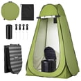 thumbnail image 1 of VEVOR Portable Camping Toilet, 330 lbs Load Capacity, Folding Camping Toilet with Pop-Up Privacy Tent, 1 of 9
