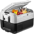 thumbnail image 1 of VEVOR Portable Car Freezer, 37 quart Portable Refrigerator Freezer, Dual Storage Zone Camping Freezer, -14.8℉~50℉ 12 volt Fridge Freezer, Car Freezer for Car and Home Use, DC 12/24v, AC 100-240v, 1 of 9