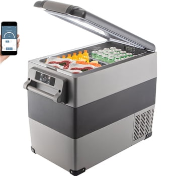VEVOR Portable Car Refrigerator, 27''x 13.6''x21'', 55L
