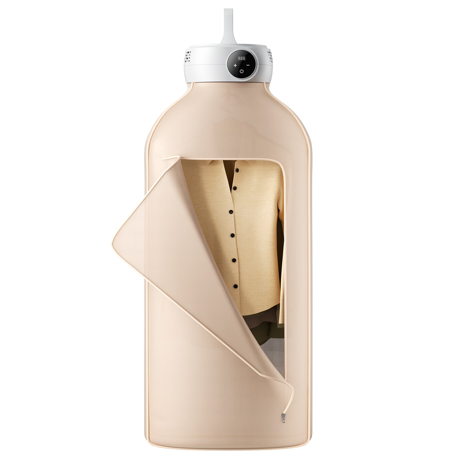 VEVOR Portable Clothes Dryer, 600W PTC Heating, LED Display with 5-Hour Timer, Foldable Dryer Bag for Efficient Drying