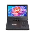 thumbnail image 1 of VEVOR Portable DVD Player, 9 inch HD Swivel Display Screen, 4 Hours Built-in Rechargeable Battery, Dual Speakers, Support Sync TV/USB/SD Card/CD/DVD, Car Charger, AC Power Adapter, Remote Control, 1 of 9