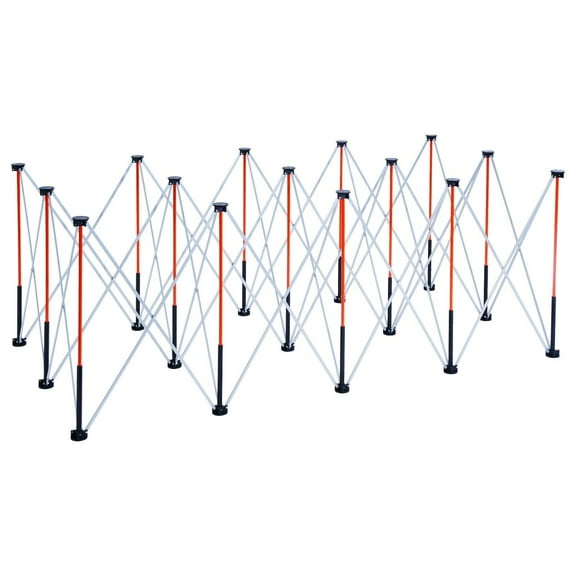 VEVOR Portable Folding Workstand, 8.02 x 4.12 ft Collapsible Workbench, 6000 lbs Weight Capacity, No Assembly Foldable Work Stand with Storage Bag, Ta