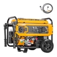 thumbnail image 1 of VEVOR Portable Generator, Gasoline 4650W Peak Watt & LPG 4130W Peak Watt Dual Fuel Generator, Home Backup Generators with Electric Start, Gasoline & LPG Powered, CO Sensor, 20A & 50A Outlets, 1 of 9