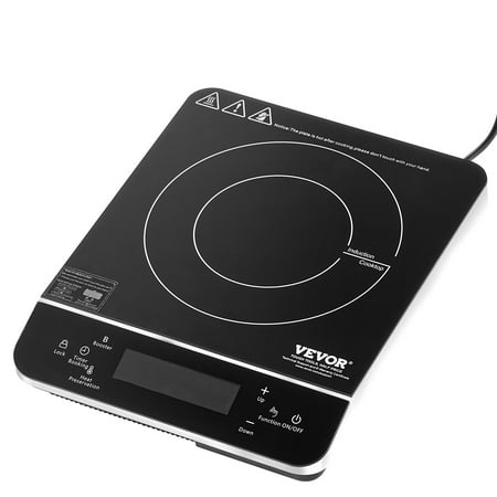 VEVOR Portable Induction Cooktop 1800W – Countertop Burner with 9 Temperature Levels for Precise Cooking