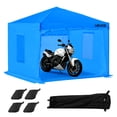 thumbnail image 1 of VEVOR Portable Paint Booth Tent,  115.35 x 115.35 x 71.26 inch Portable Garage Spray Tent, Waterproof Spray Booth with Foldable Frame Design & 2 Mesh Side Windows for Auto Parts, Furniture,Motorcycle, 1 of 9