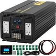 thumbnail image 1 of VEVOR Power Inverter 5000w Modified Sine Wave Inverter DC 12V to AC 110v Car Converter with LCD Display Remote Controller LED Indicators, 1 of 9