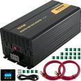 thumbnail image 1 of VEVOR Power Inverter 5000W Modified Sine Wave Inverter DC12V to AC120V Car Converter with USB Port LCD Display Remote Controller LED Indicator AC Outlets Inverter for Car RV Truck Boat Travel Camping, 1 of 9