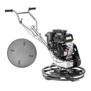 VEVOR Power Trowel, 24  Walk-Behind Cement Trowel with Float Pan, 6HP Gas-Powered Smooth Concrete Surface Finisher, Heavy Duty Commercial Screed Concrete Cement with Finishing Blade, Orange