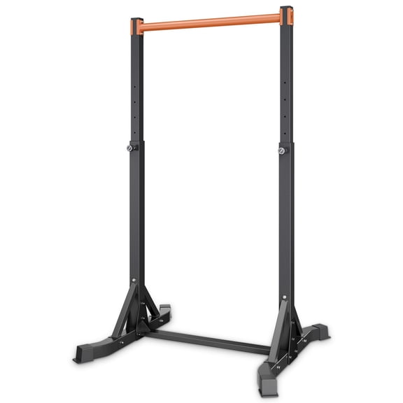 VEVOR Pull Up Bar, 330LBS Capacity Portable Pullup Bar Station, Pullup Bars Free Standing with H-Frame Structure & Heavy-Duty Steel Tube, 8 Level Height Adjustment Gravity Fitness for Arms Back Chest