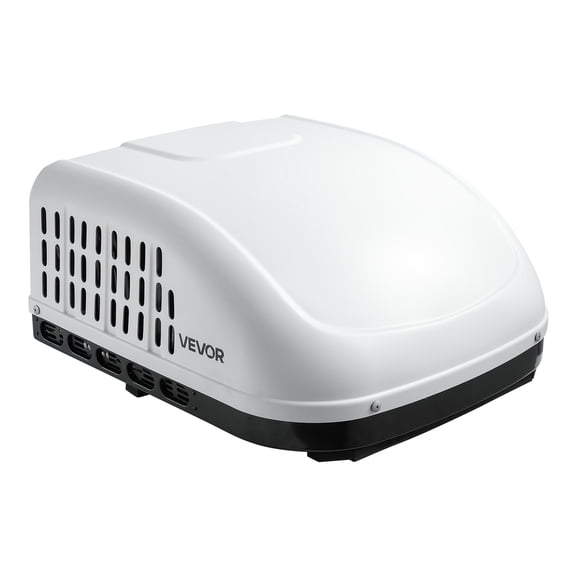 VEVOR RV Air Conditioner, 15000 BTU RV AC Unit, 120V Ducted or Non-Ducted Rooftop Air Conditioner with High-Performance Compressor Motor, Easy Install Quiet Cooling AC with Standard Vent Size, White