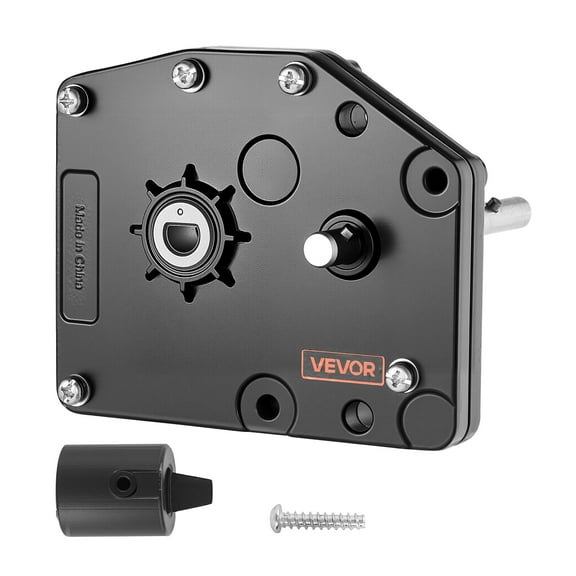 VEVOR RV Fifth Wheel Landing Gear Box 276602,Universal Mount Steel Gearbox Compatible with Lippert Venture,Atwood, Stromberg Carlson Landing Gear Systems, Replace LG-179015, Adjustable Height, Black