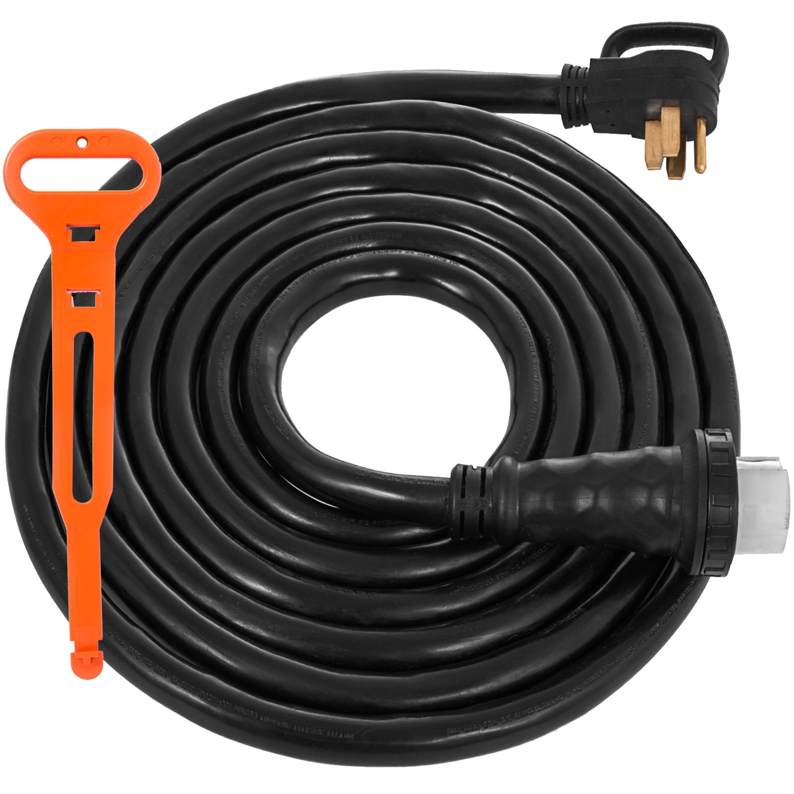 VEVOR 36FT RV Shore Power Extension Cord, 50 AMP, Weatherproof, Heavy