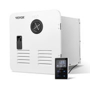 VEVOR RV Tankless Water Heater, Instant Shower with 15 x 15 inches White Door and Remote Controller, 55000BTU Optimized Comfort Performance Hot Water, Ideal for RVers Family Everyday Use