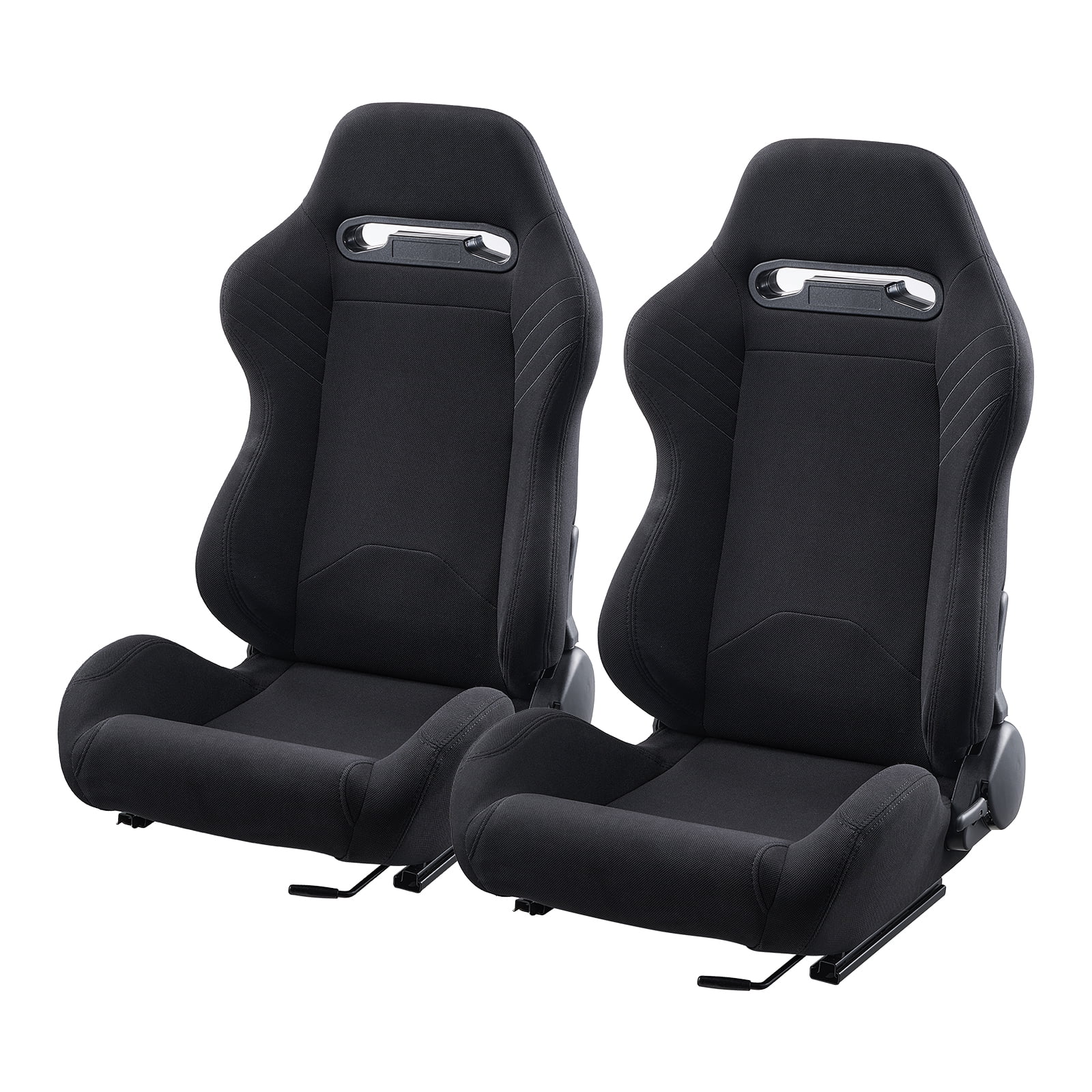 VEVOR Racing Seat, 2 Set, Adjustable Racing Cockpit with Wide Angle ...
