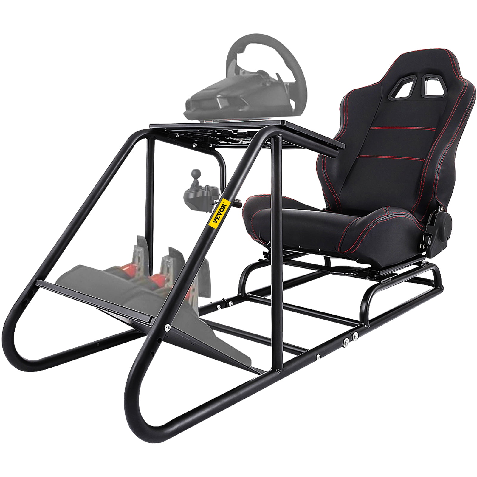 VEVOR Race Simulator Cockpit for Logitech G25, G27, G29, G920 Height Adjust  Race Wheel Stand,Wheel Pedal Shifter Not Included G29G27G25ZLYXZJ01V0 - The  Home Depot