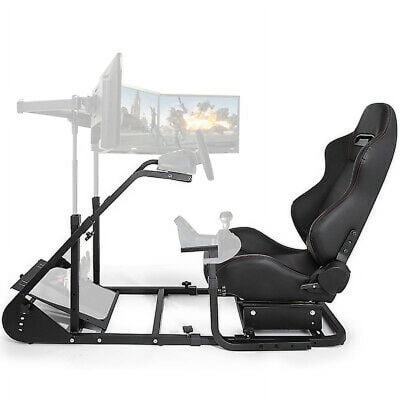 VEVOR Racing Simulator Cockpit with Seat Racing Steering Wheel Stand