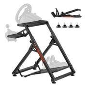 VEVOR Racing Wheel Stand, Adjustable & Foldable Simulator Stand for Logitech G923 G920 G29 G27, Thrustmaster T300RS TX F458 T500RS T3PA-PRO(F1/GT) Gaming Cockpit,Pedals Simulator NOT Included,Compact