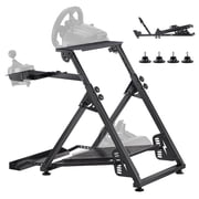 VEVOR Racing Wheel Stand, Adjustable & Foldable Simulator Stand for Logitech G923 G920 G29 G27, Thrustmaster T300RS TX F458 T500RS T3PA-PROF1/GT Gaming Cockpit,Pedals Simulator NOT Included