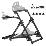 VEVOR Racing Wheel Stand, Adjustable & Foldable Simulator Stand for Logitech G923 G920 G29 G27, Thrustmaster T300RS TX F458 T500RS T3PA-PRO(F1/GT) Gaming Cockpit,Pedals Simulator NOT Included