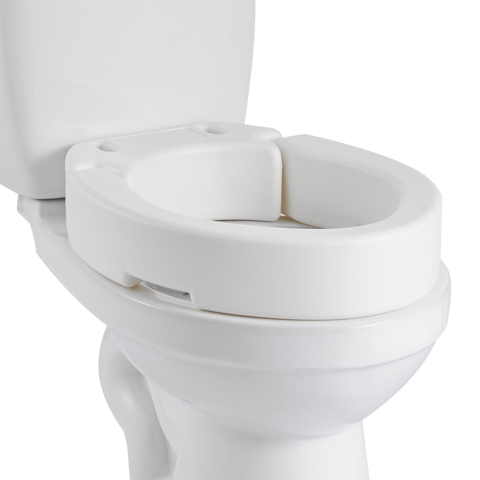 VEVOR Raised Toilet Seat, 300 lbs Load Capacity, 3.5-Inch Lift Height ...
